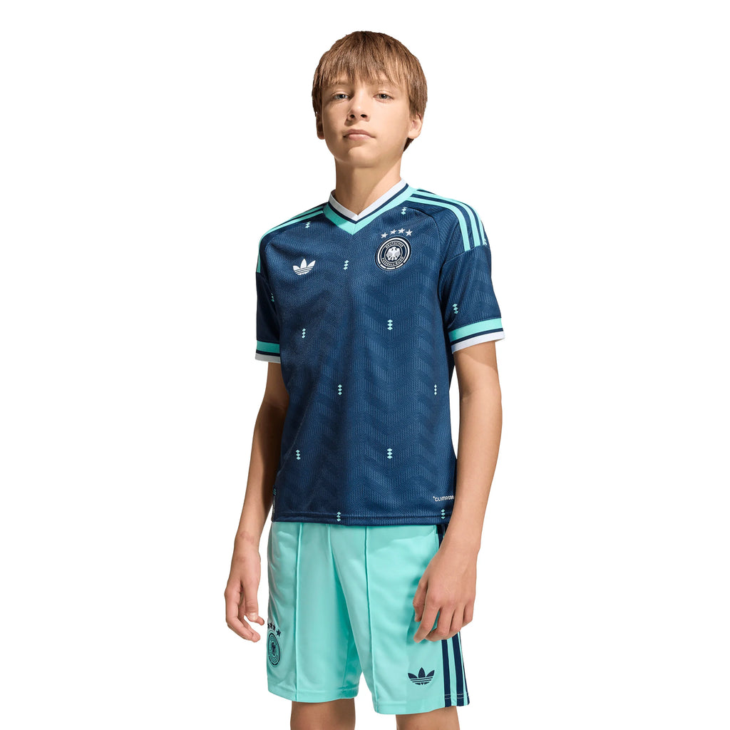 adidas Germany Away Youth Soccer Jersey 2026 Navy