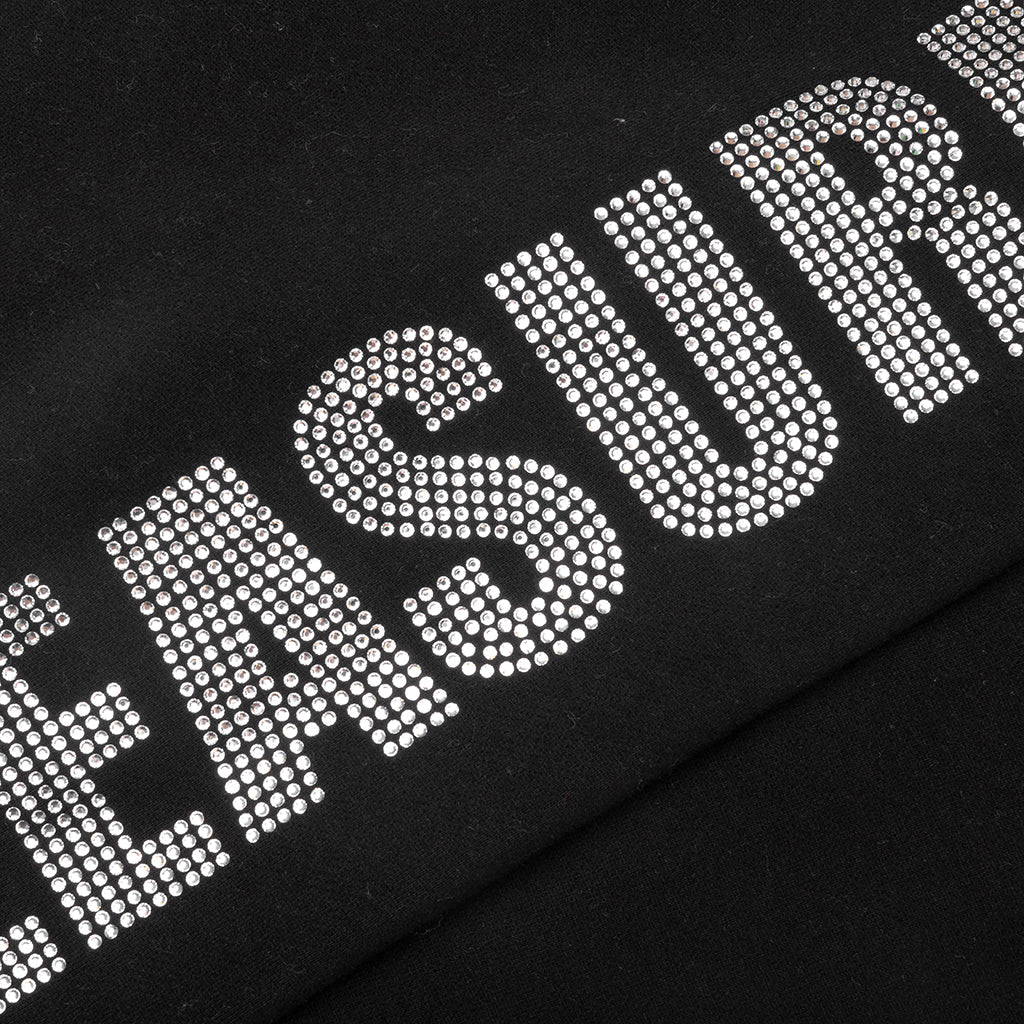 Rhinestone Impact Sweatpants Black