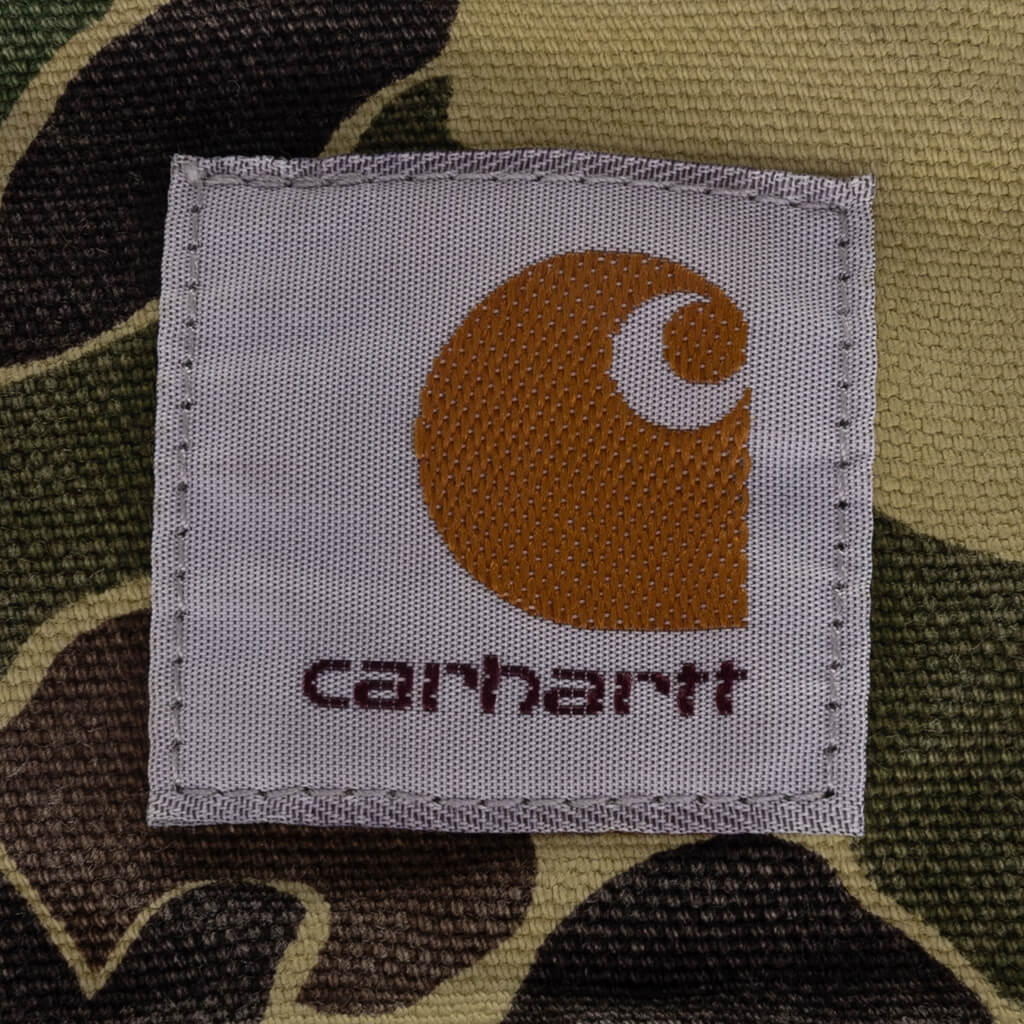Duck Bucket Hat Camo Duck Green Stone Washed