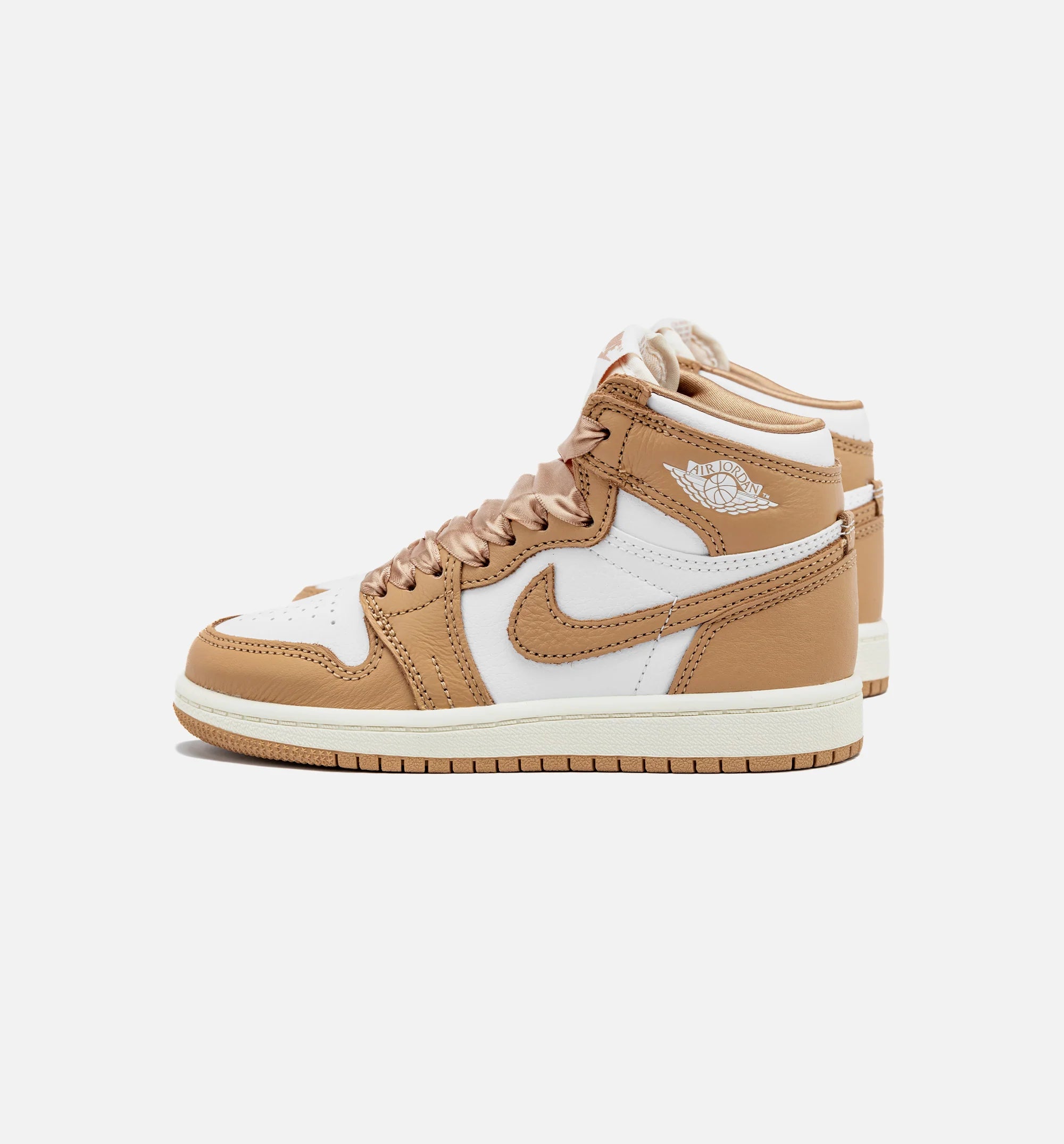 Air Jordan 1 Retro High OG Praline Preschool Lifestyle Shoe Praline White Sail Free Shipping