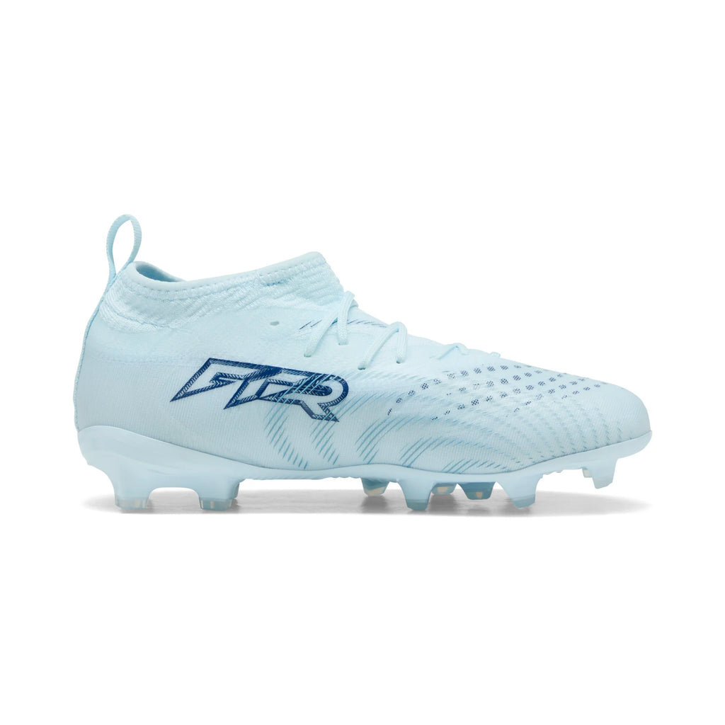 PUMA Future 9 Match FG AG Firm Ground Artificial Ground Youth Soccer Cleats Icy blue