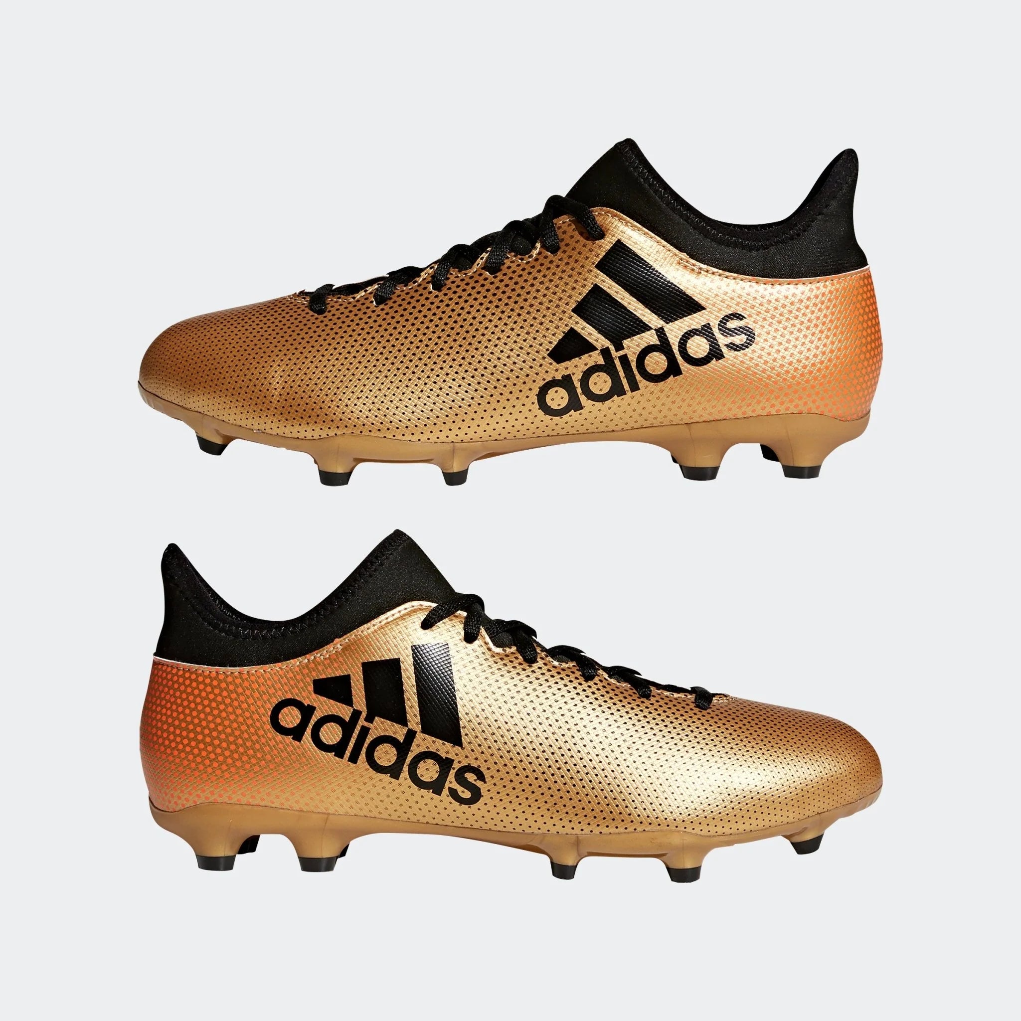 adidas X 173 FG Firm Ground Boots Tactile Gold Metallic Black Red