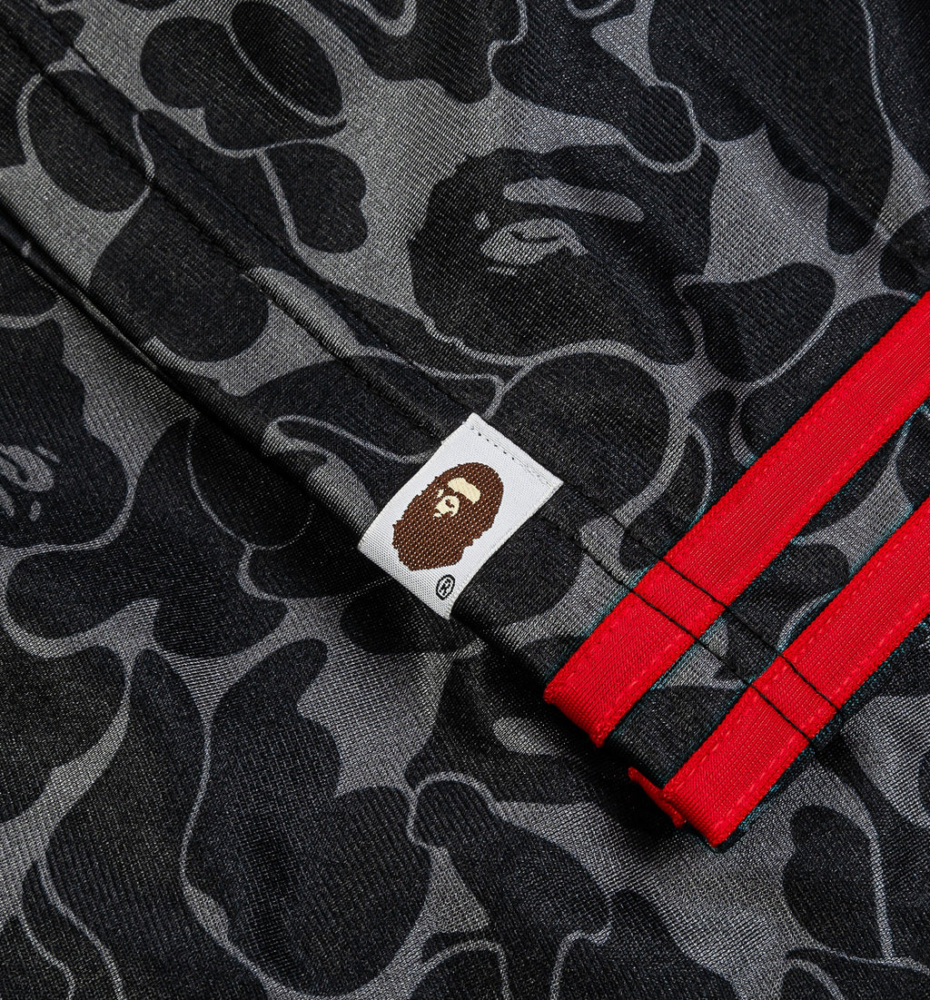 Bape x Adidas All Over Print Track Mens Pant Black