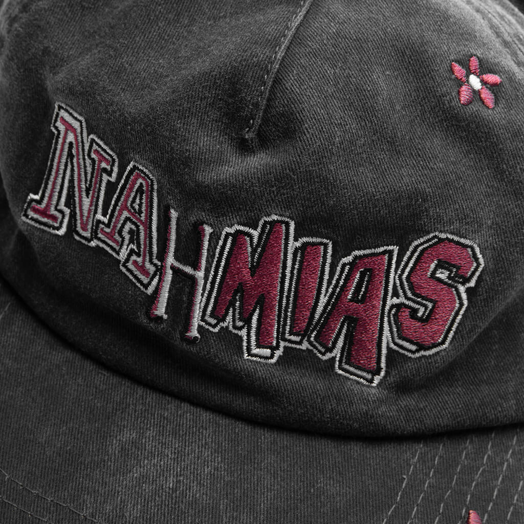 Flower Groms Dad Cap Black