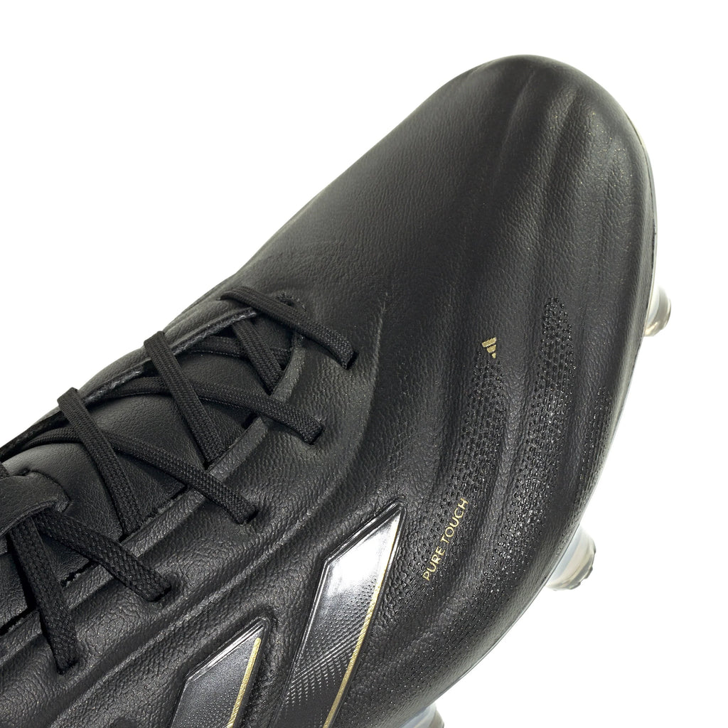 adidas Copa Pure 2 Elite FG Firm Ground Soccer Cleats Black Carbon Gold Metallic