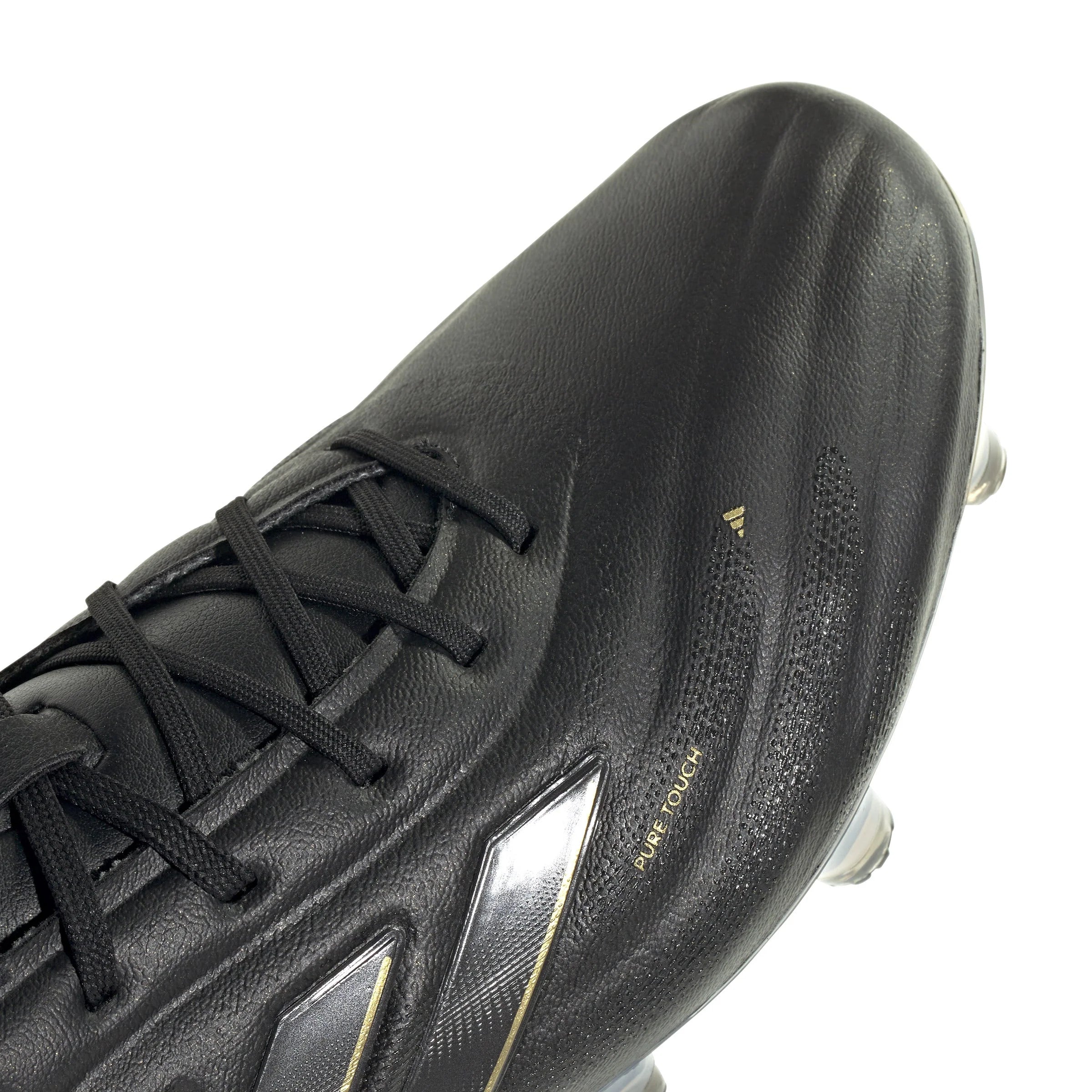 adidas Copa Pure 2 Elite FG Firm Ground Soccer Cleats Black Carbon Gold Metallic