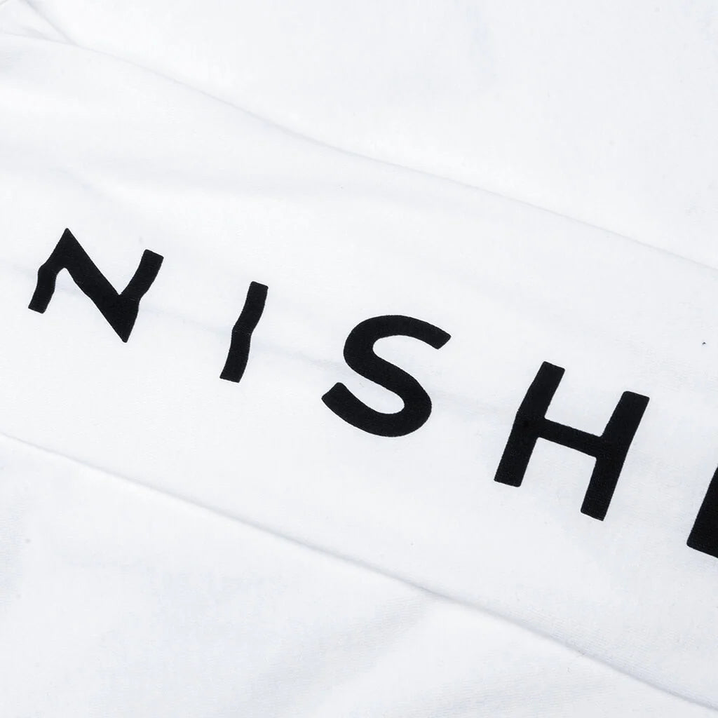 Not Finished Long Sleeve T Shirt White