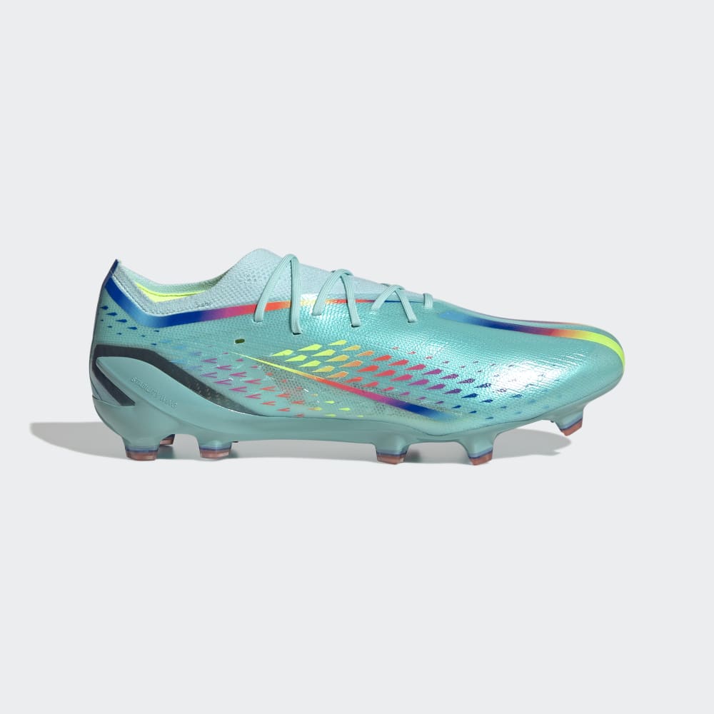 adidas X Speed Portal 1 FG Firm Ground Soccer Cleats Aqua Red