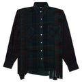 Flannel Shirt 7 Cuts Shirt Over Dye Green