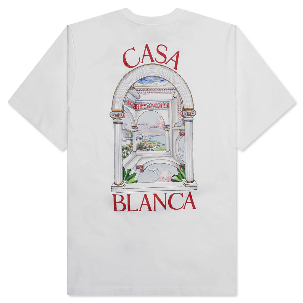 Le Passage Printed T Shirt White
