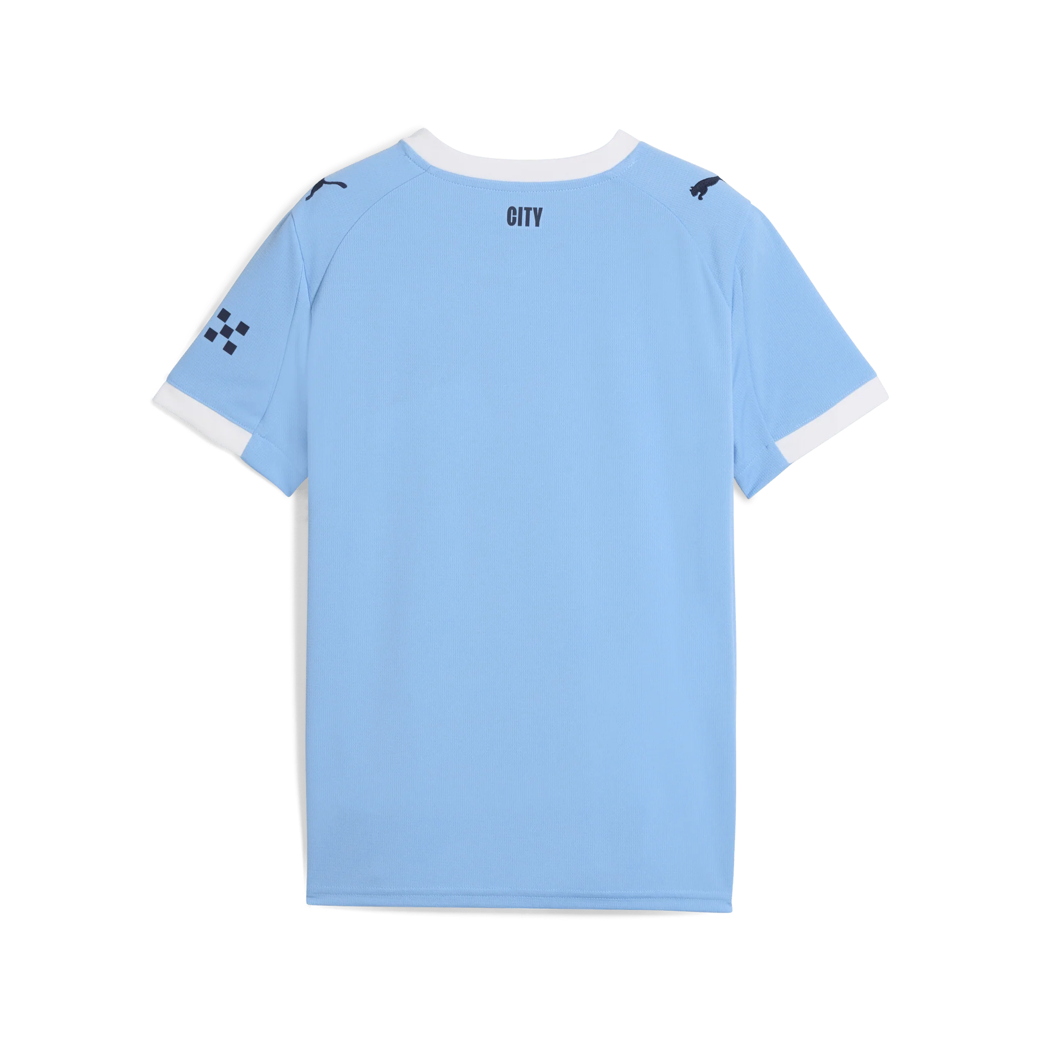PUMA Youth Manchester City Home Jersey 25 Light Blue White