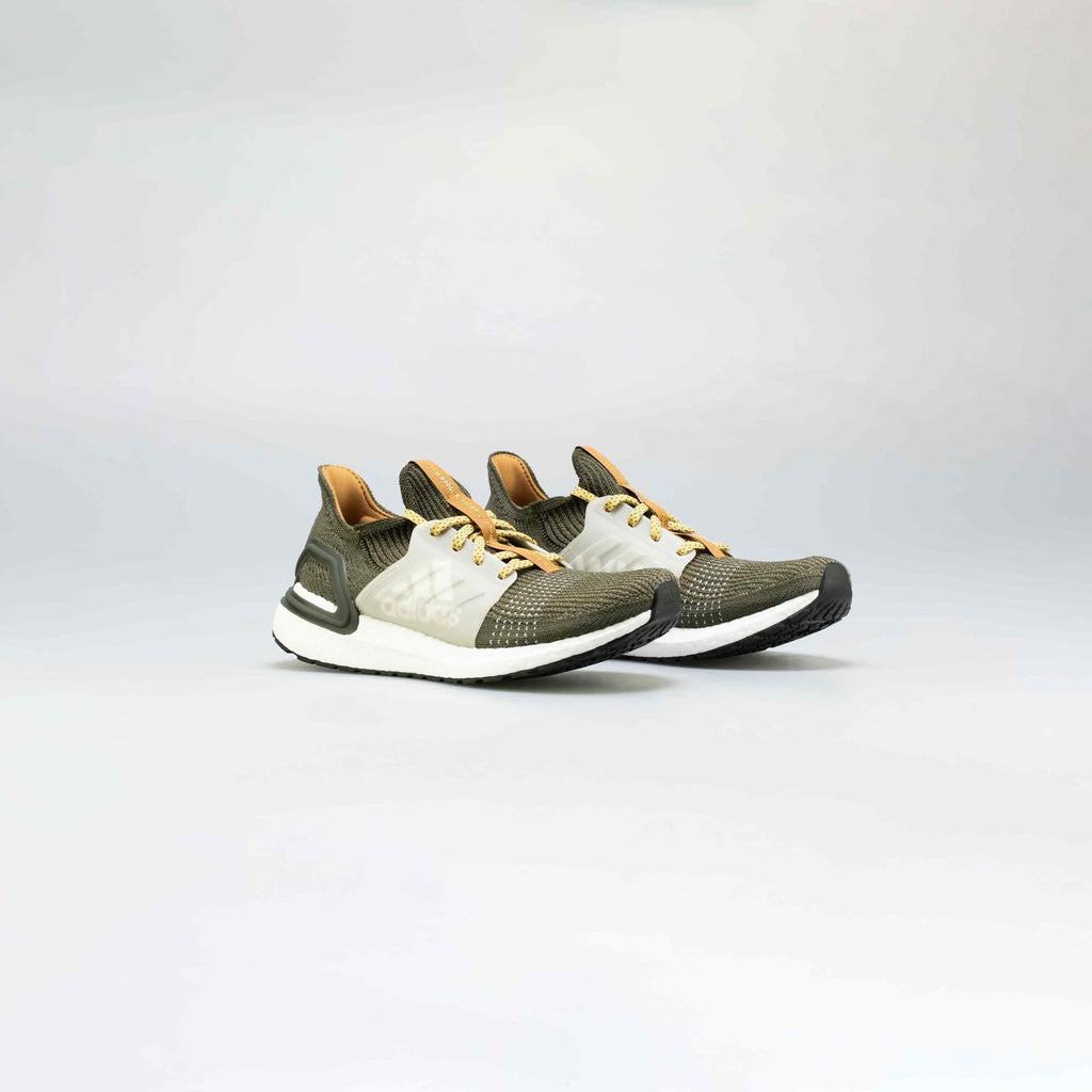 Wood Wood X adidas Ultraboost 2019 Mens Running Shoe Green White