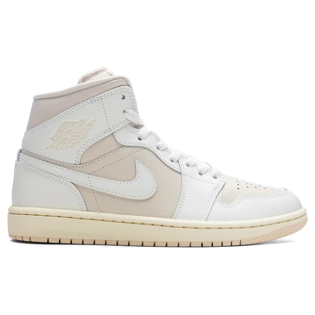 Womens Air Jordan 1 Mid Legend Light Brown Sail Muslin