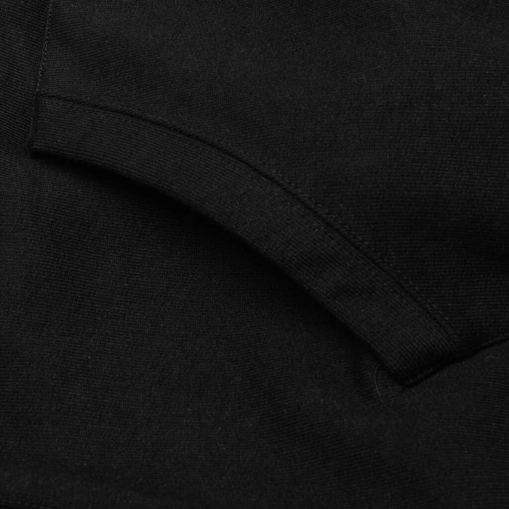 Heavy Weight Pullover Hooded Sweat Shirt Type 2 Black