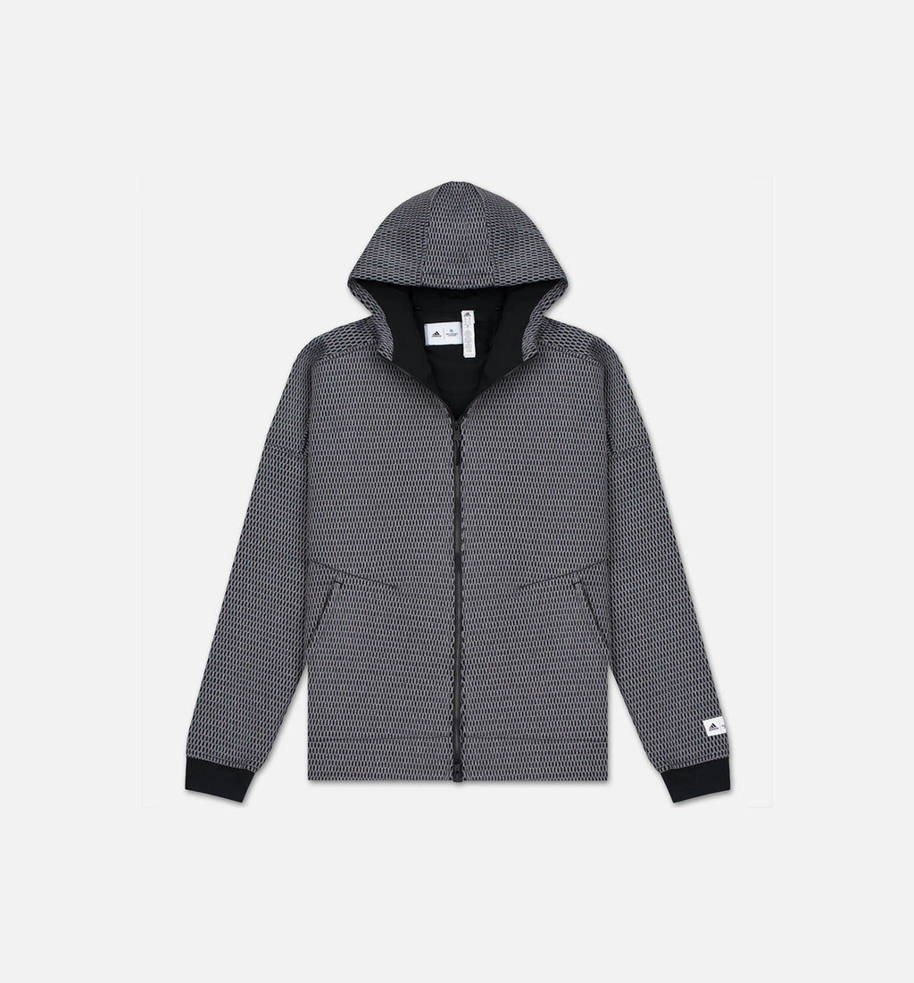 Reigning Champ X adidas Spacer Zne Hoodie Mens Grey Black