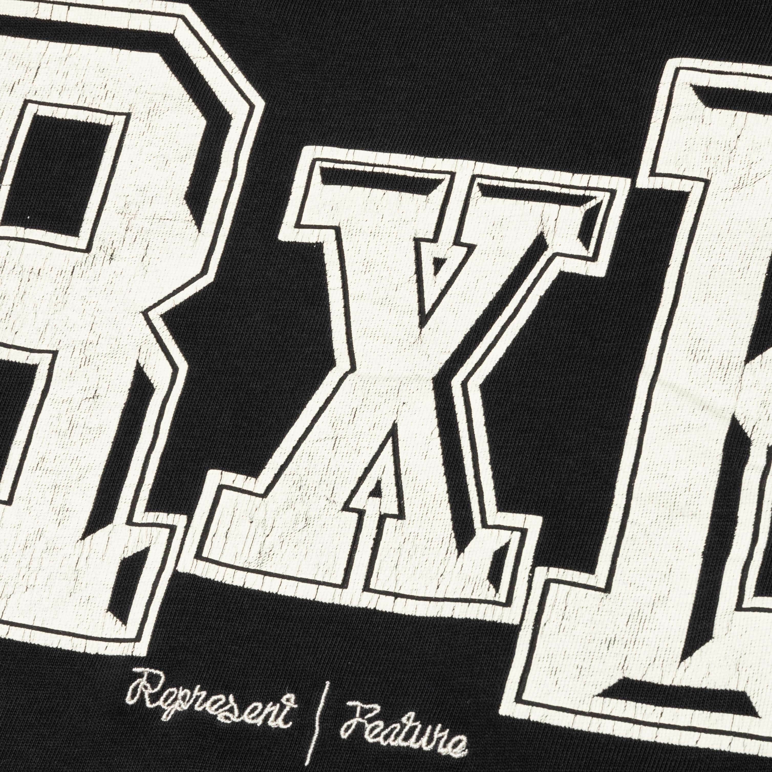 Feature x Represent Head 2 Head L S T Shirt Stained Black