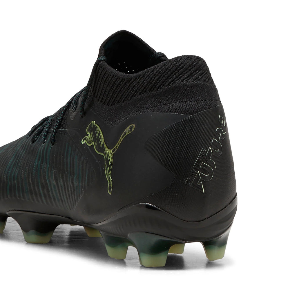 PUMA Future 8 Ultimate Firm Ground Soccer Cleats Black Green