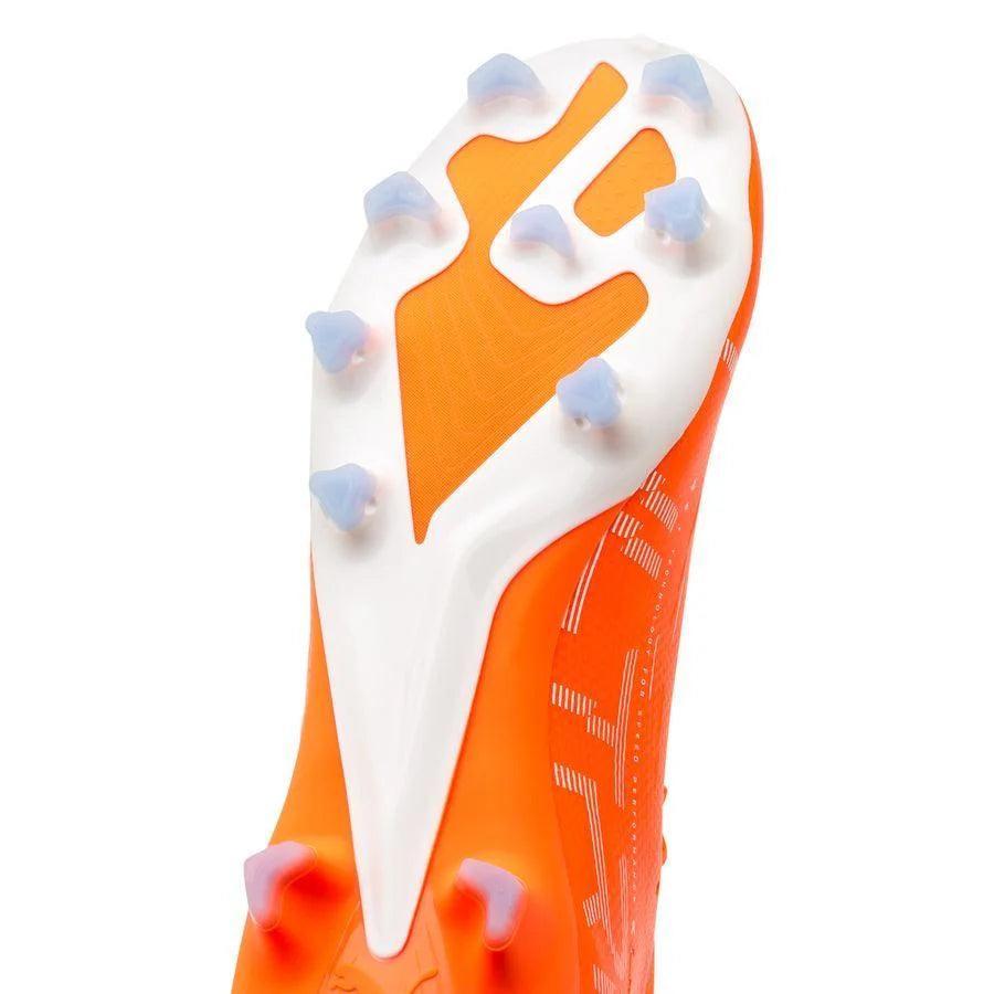 PUMA Ultra Pro FG AG Firm Ground Soccer Cleats Ultra Orange White Blue Glimmer