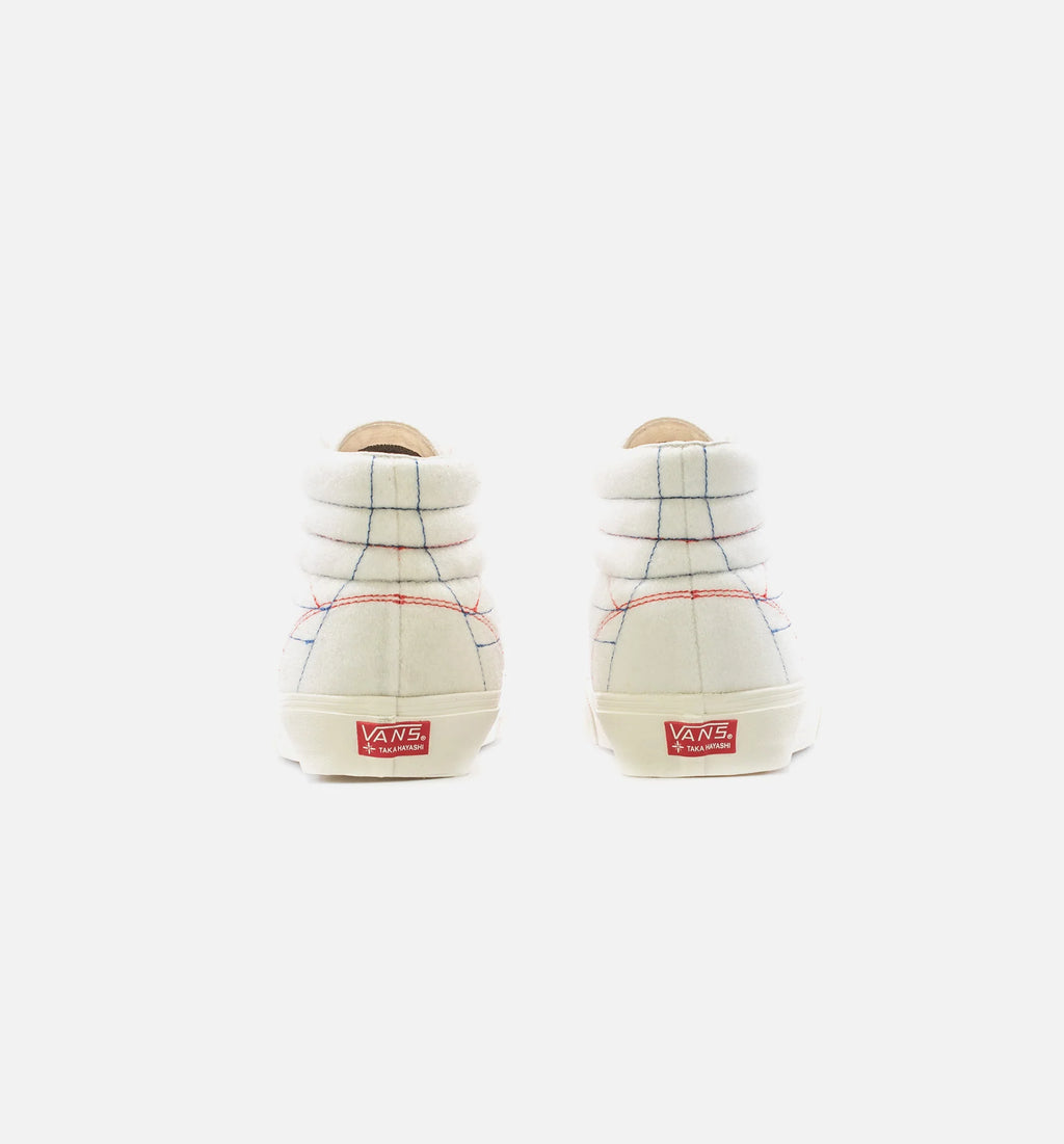 Vans Vault X Taka Hayashi Diy SK8 Hi Mens Skate Shoe Bone Multi Color