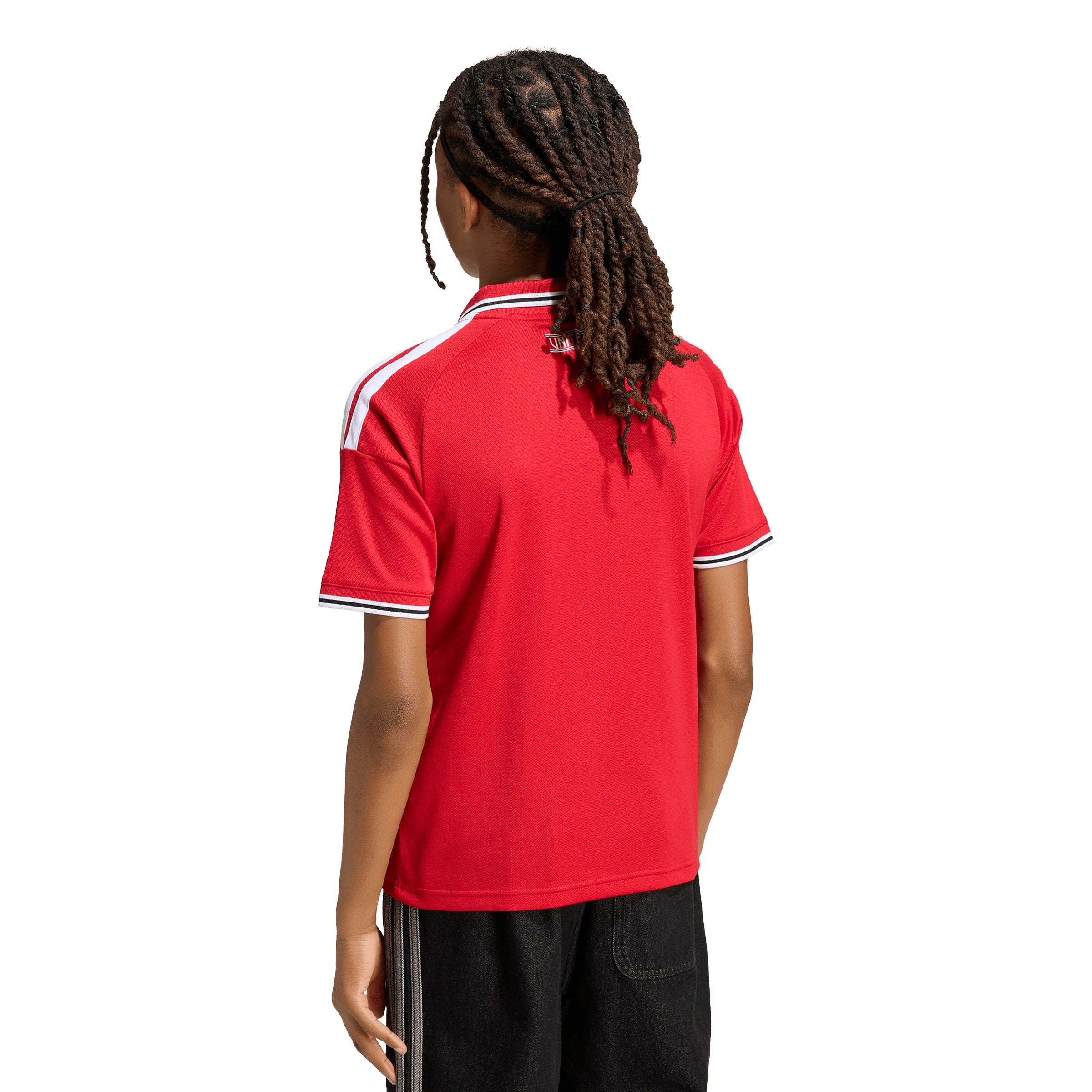 adidas Manchester United Home Youth Soccer Jersey 26 27 Red