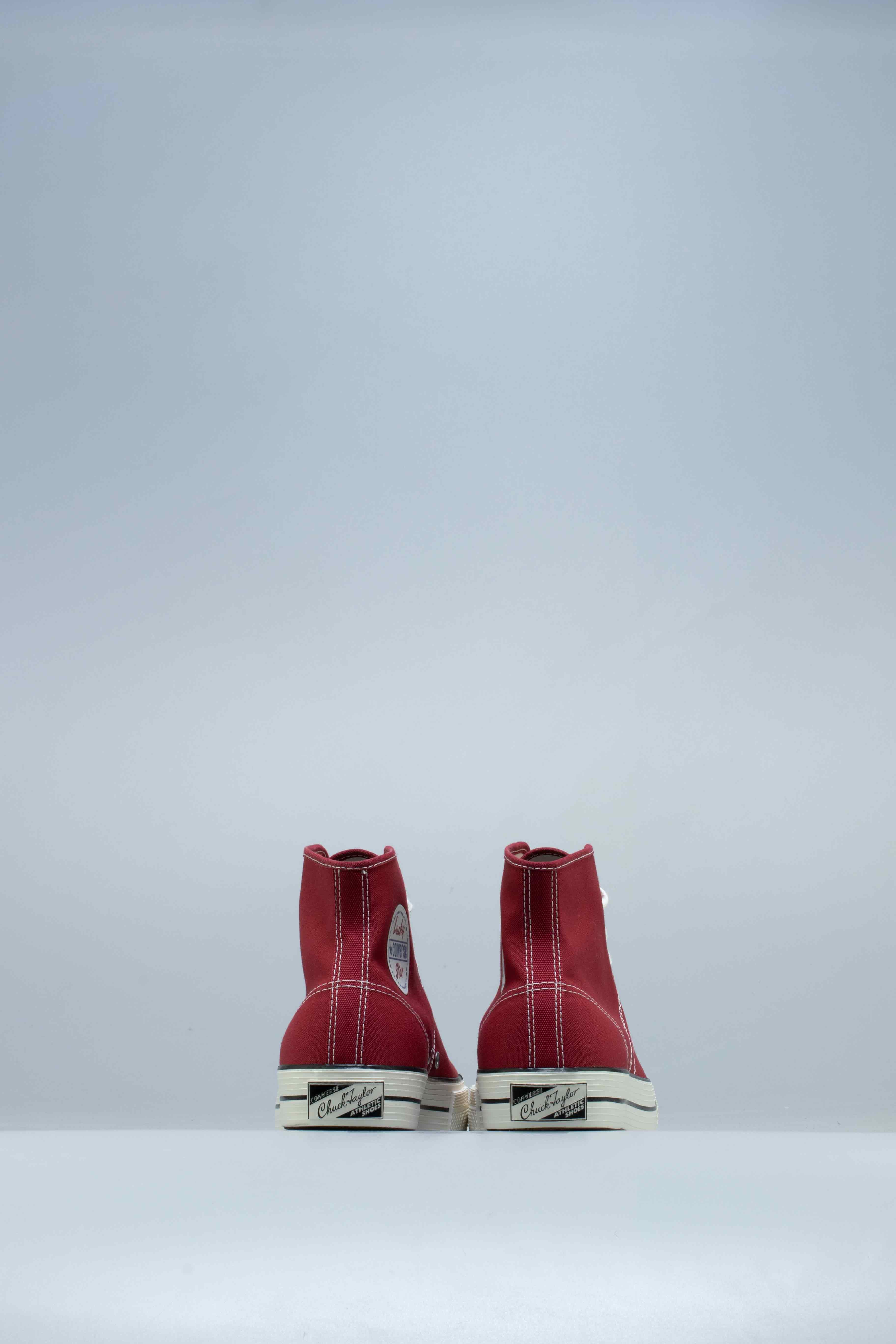 Chuck Taylor All Star Hi Mens Shoes Garnet Red Egret White