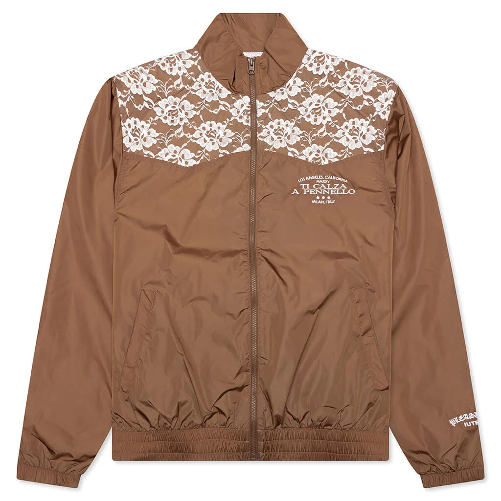 Francesca Track Jacket Brown