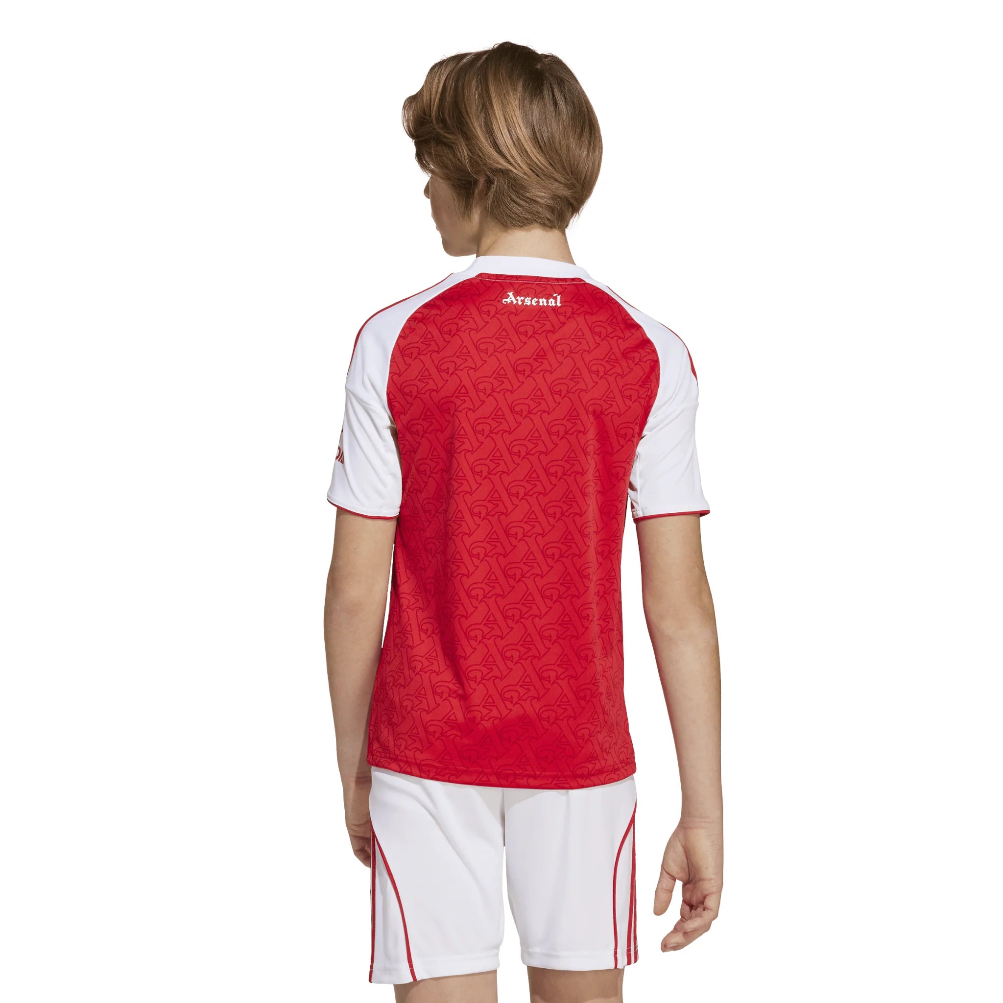adidas Youth Arsenal Home Jersey 25 26 Scarlet White