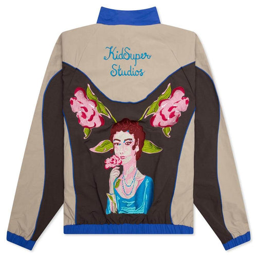 Brooklyn Botanics Tracksuit Top Brown Blue