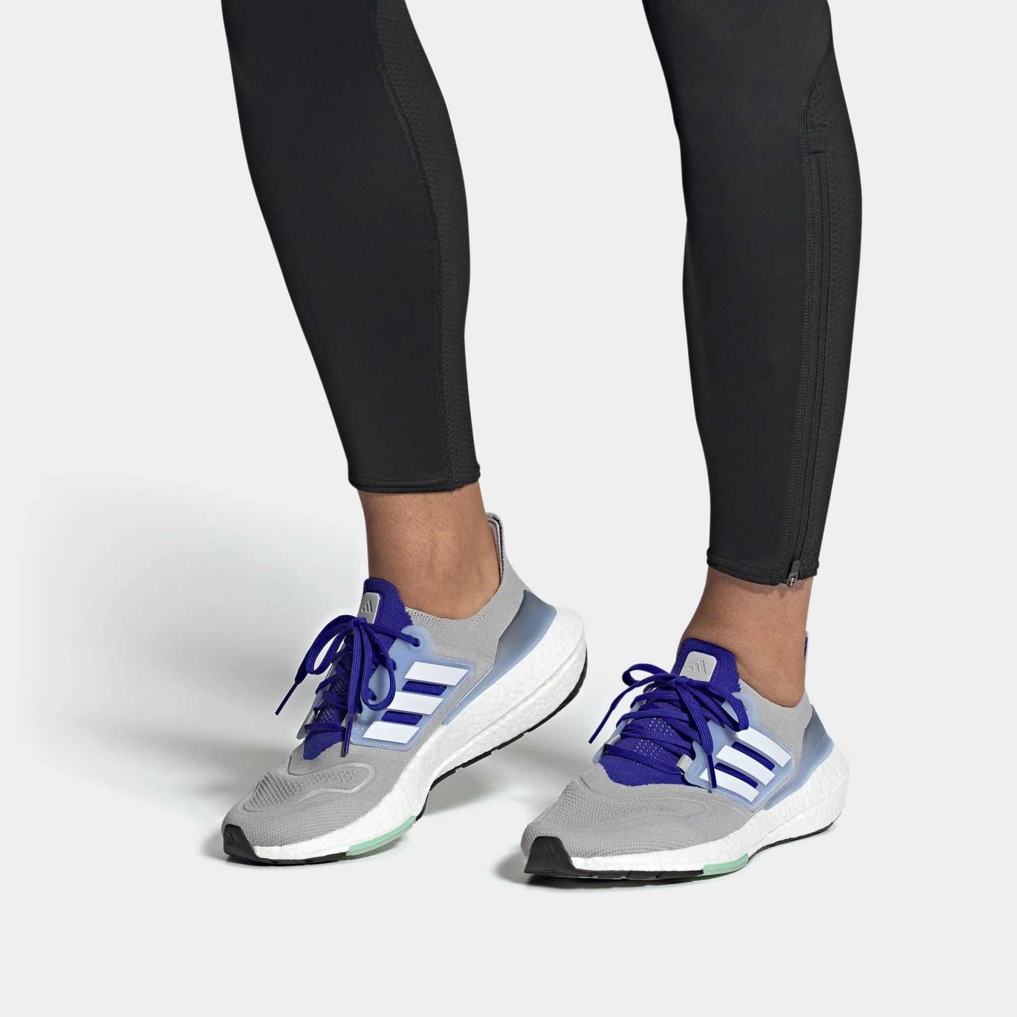 adidas Ultraboost 22 Grey White Lucid Blue